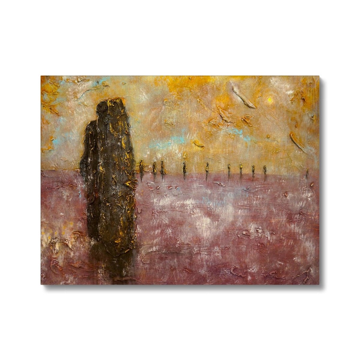 Brodgar Mist Orkney Painting | Canvas From Scotland