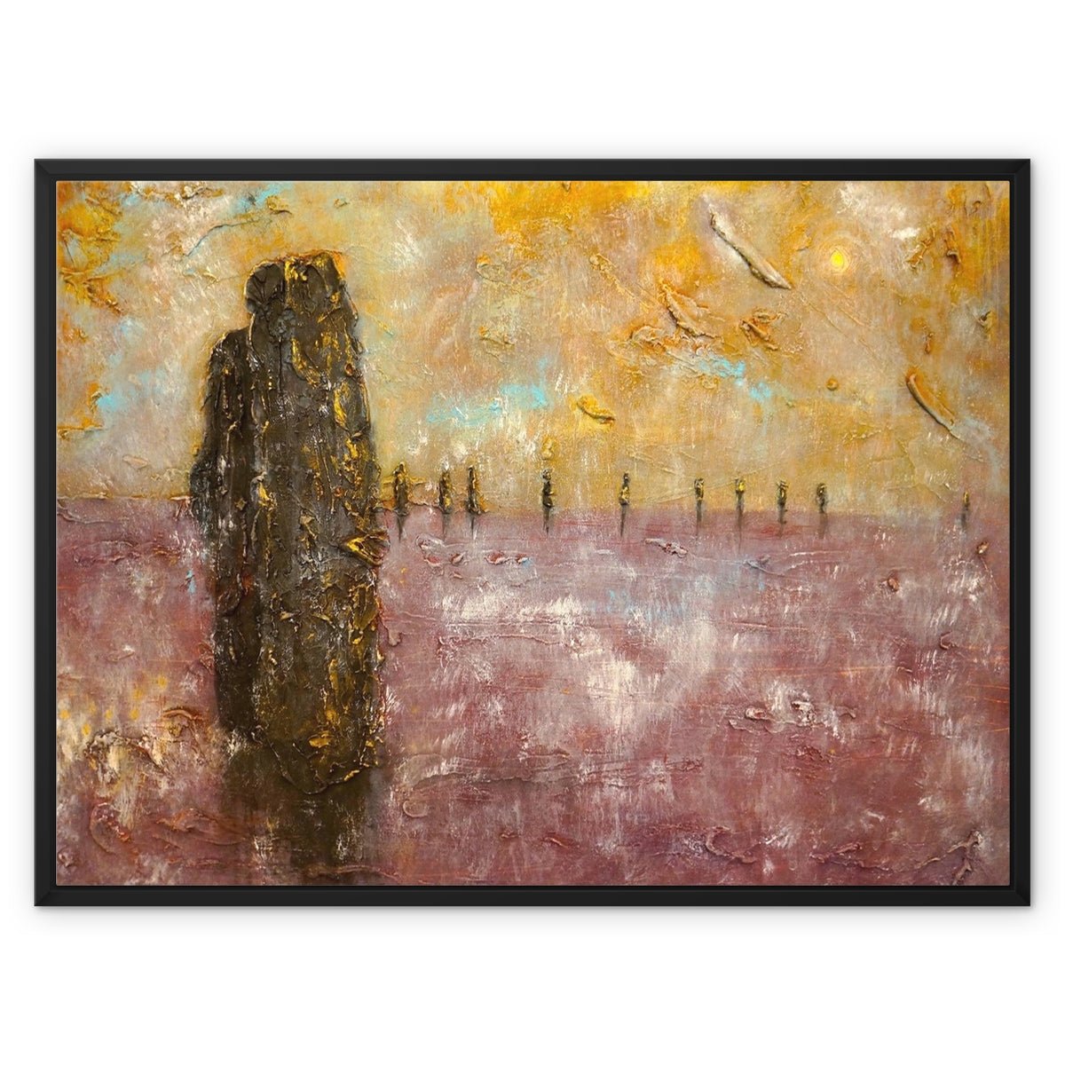 Brodgar Mist Orkney Painting | Framed Canvas Prints From Scotland