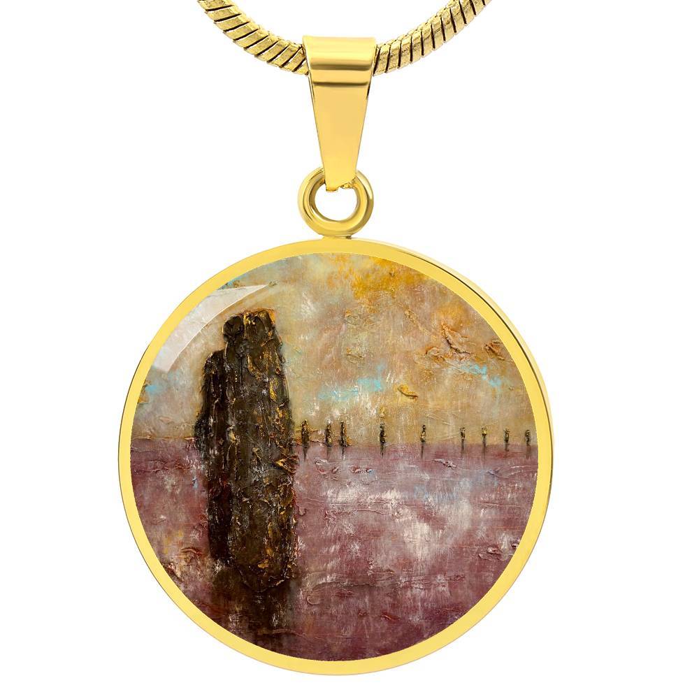 Brodgar Mist Orkney | Scottish Art Jewelry | Luxury Designer Necklace