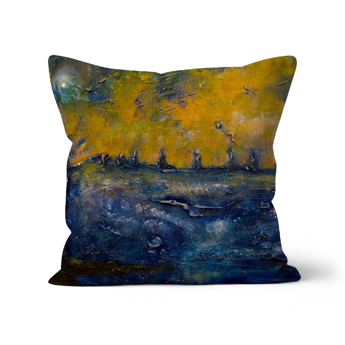 Brodgar Moonlight Orkney Art Gifts Cushion