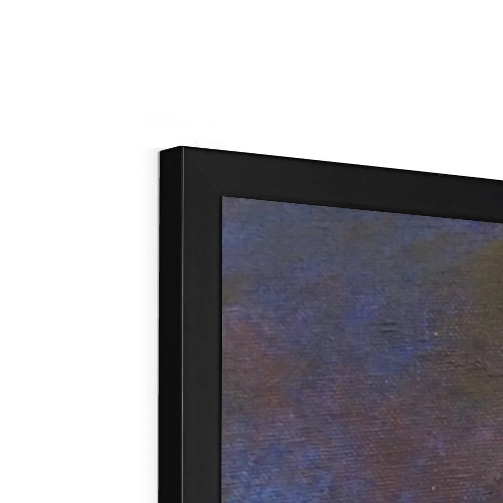 A Brooding Clyde Dusk Framed Print - River Art Gallery Scotland Worldwide Shipping Scottish Artist Fine Prints and Paintings Collection