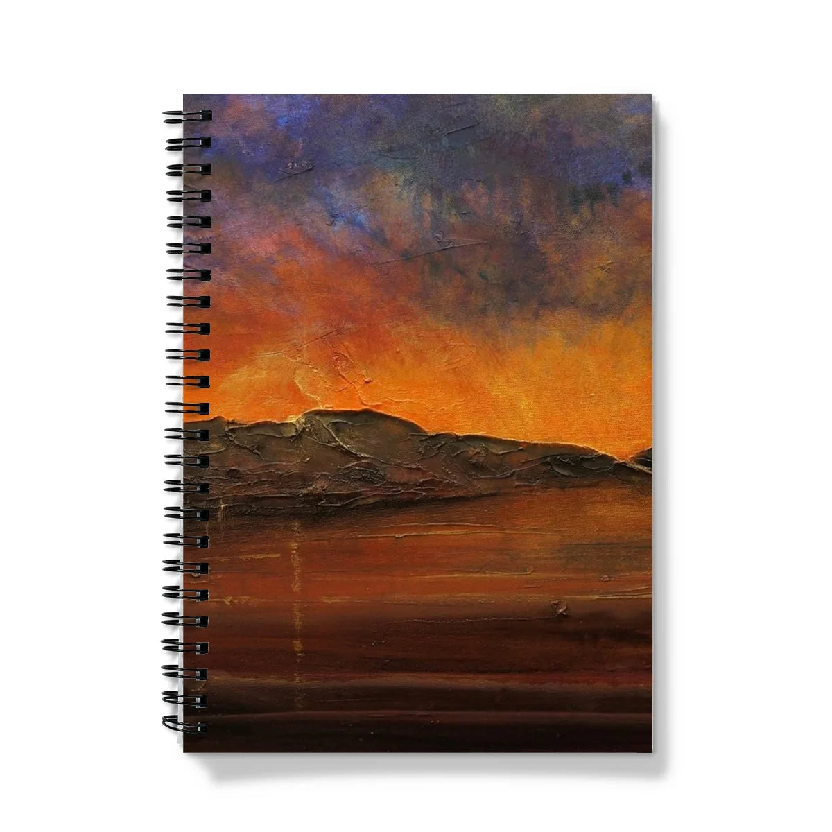 A Brooding Clyde Dusk Notebook - River Art Gallery Scotland Worldwide Shipping Scottish Prints