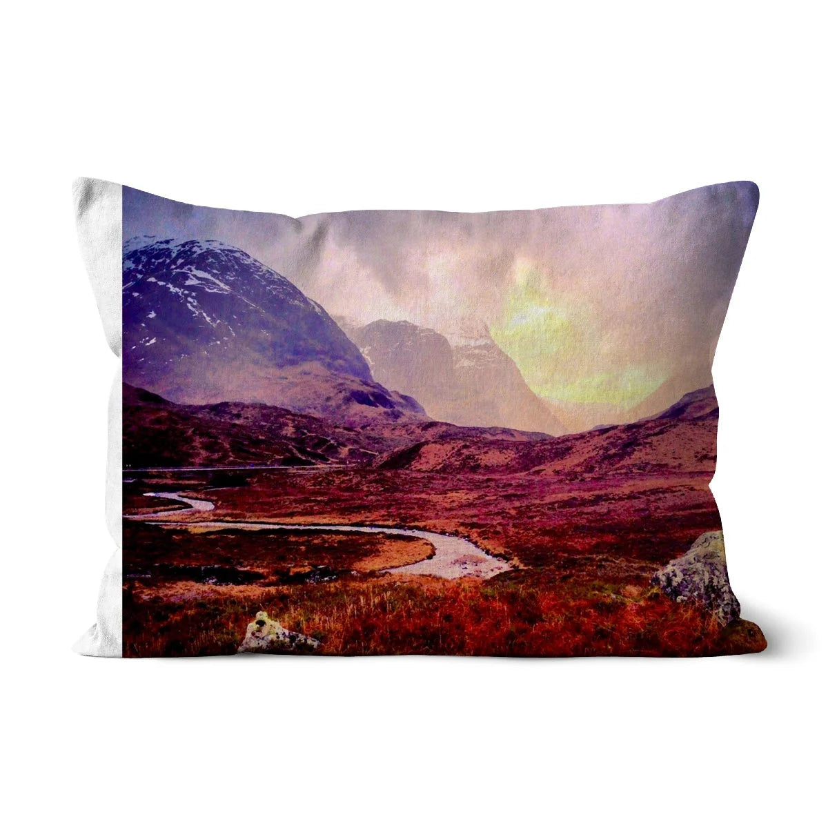 A Brooding Glencoe Cushion - Art Gallery Scotland Worldwide Shipping Paintings | Prints | Gifts