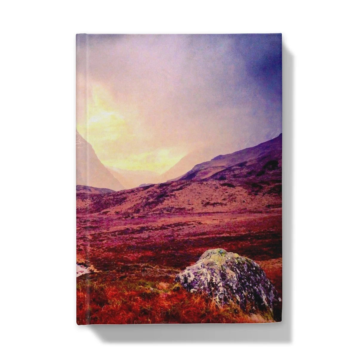 A Brooding Glencoe Hardback Journal - Art Gallery Scotland Worldwide Shipping Paintings | Prints | Gifts