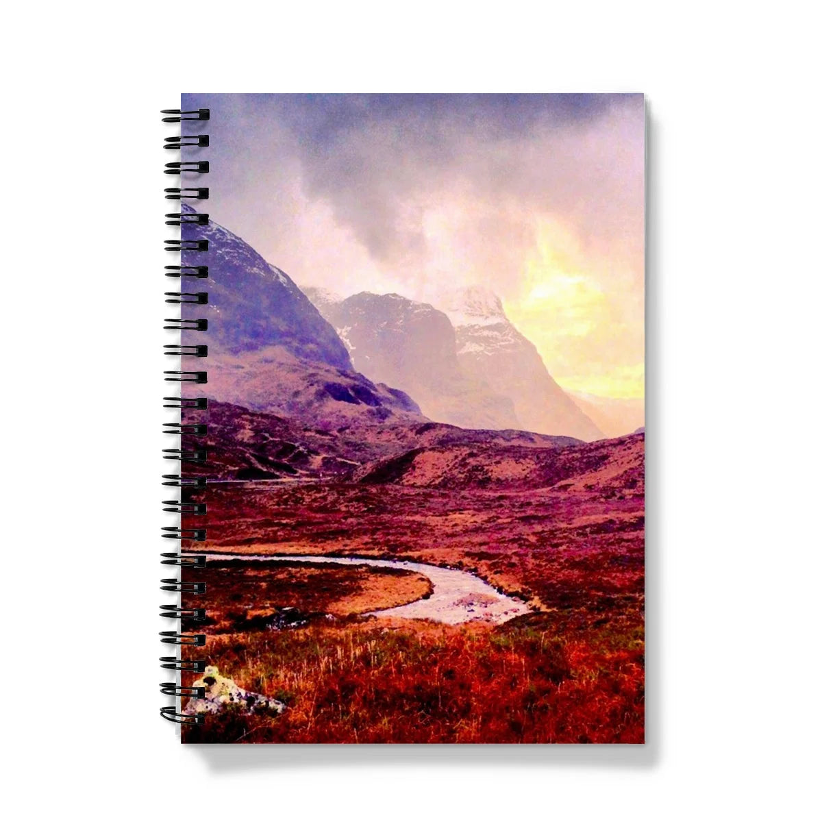 A Brooding Glencoe Notebook - Art Gallery Scotland Worldwide Shipping Paintings | Prints | Gifts