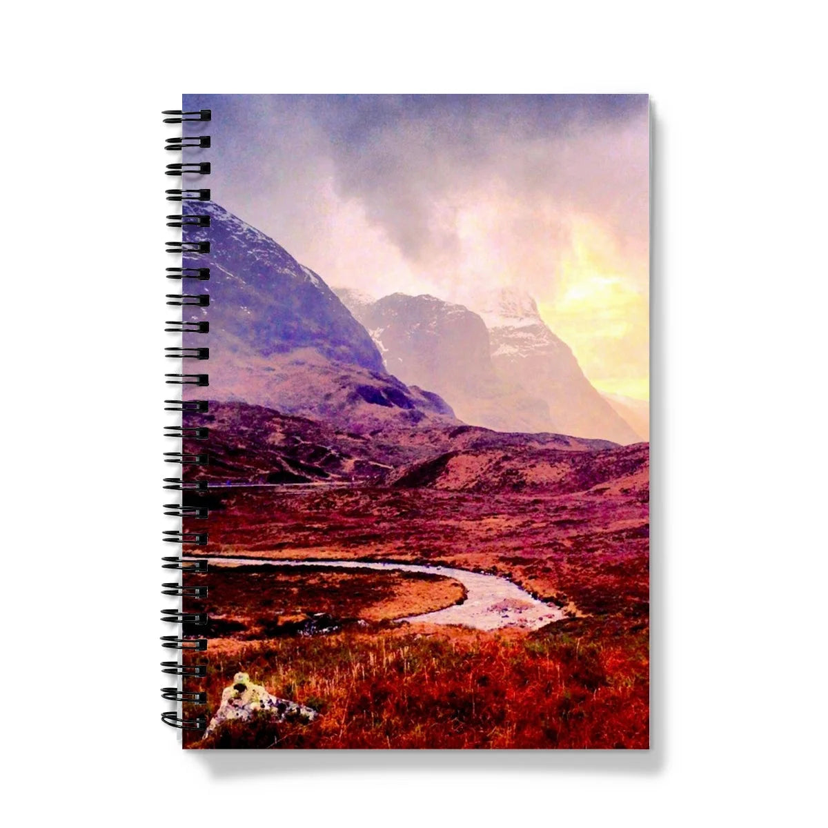 A Brooding Glencoe Notebook - Art Gallery Scotland Worldwide Shipping Paintings | Prints | Gifts