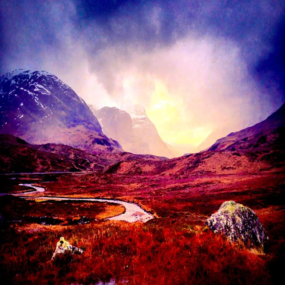 A Brooding Glencoe | Scotland In Your Pocket - Scottish - Art Gallery