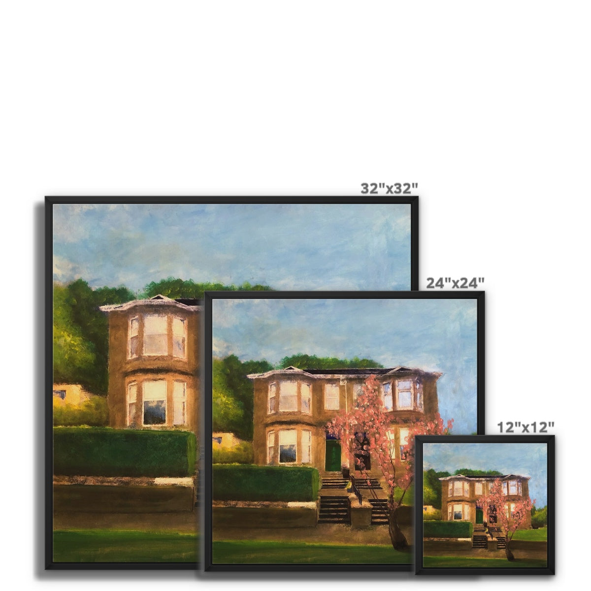 Broomberry Drive Painting | Framed Canvas Prints From Scotland