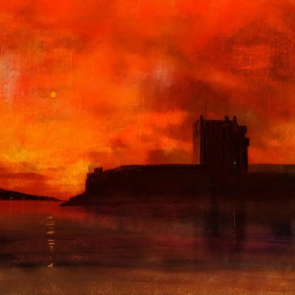 Broughty Castle Sunset | Scotland In Your Pocket - Scottish - Historic & Iconic Art Gallery