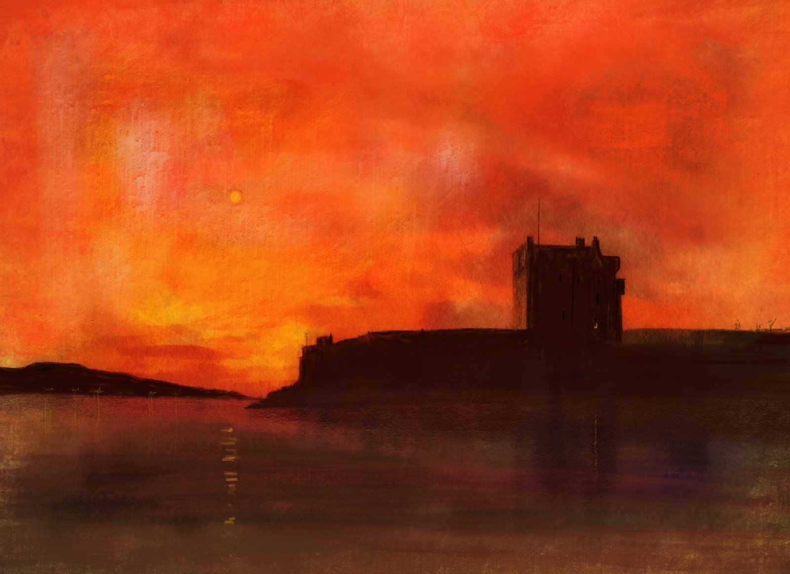 Broughty Castle Sunset