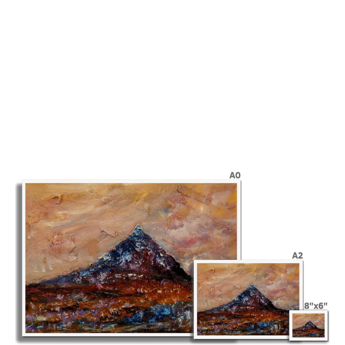 Buachaille Etive Mòr Painting | Framed Prints From Scotland