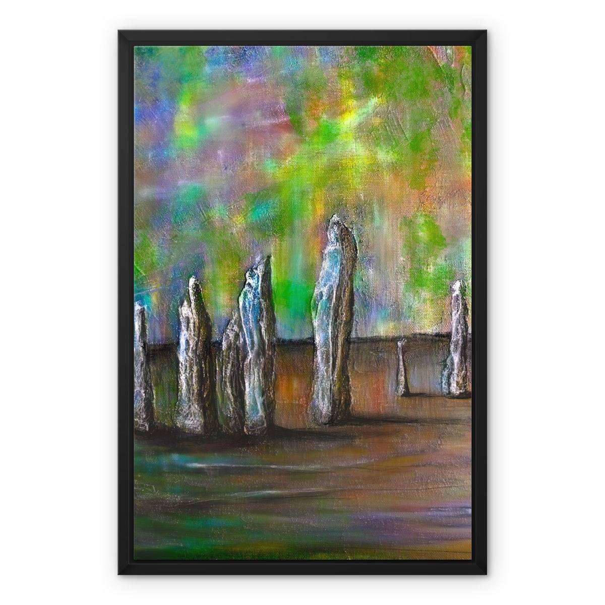 Callanish Northern Lights Lewis Painting | Framed Canvas Prints From Scotland