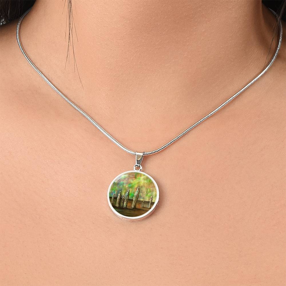 Callanish Northern Lights | Scottish Art Jewellery | Luxury Necklace