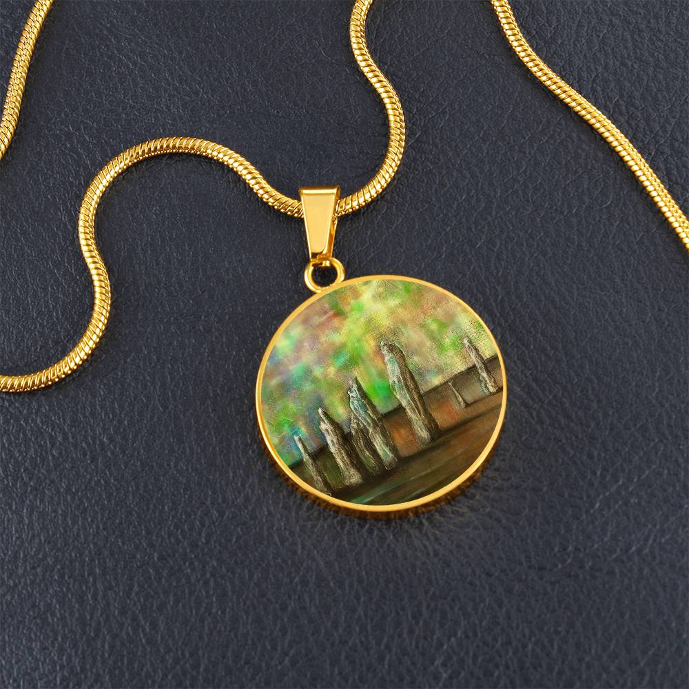 Callanish Northern Lights | Scottish Art Jewellery | Luxury Necklace