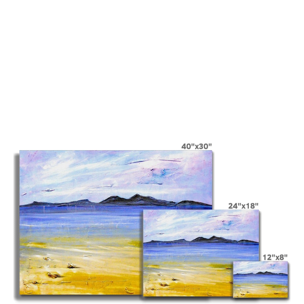 Camusdarach Beach Arisaig Painting | Canvas From Scotland