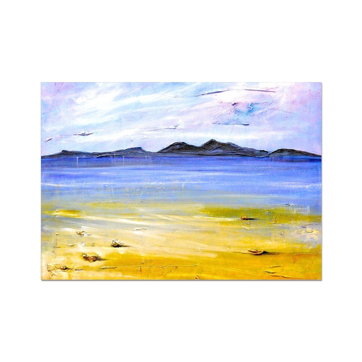 Camusdarach Beach Arisaig Painting Scotland | Signed Scottish Fine Art Prints