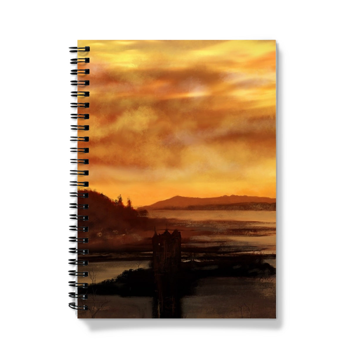 Castle Stalker Dusk Art Gifts Notebook