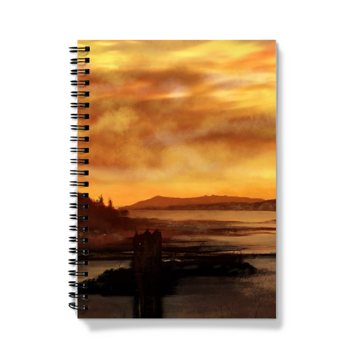 Castle Stalker Dusk Art Gifts Notebook