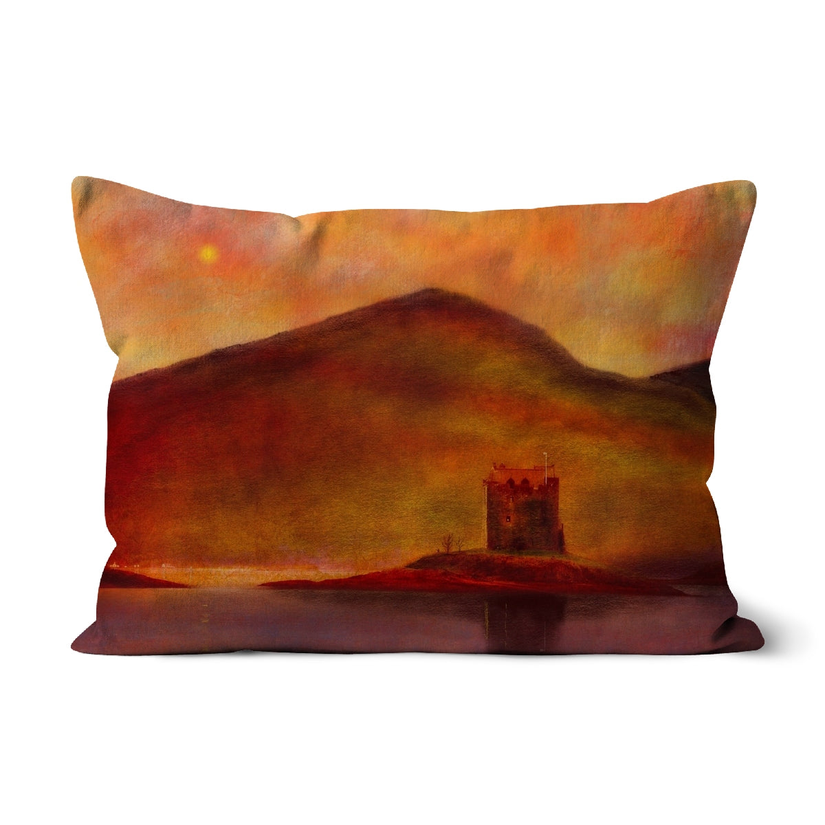 Castle Stalker Sunset Art Gifts Cushion