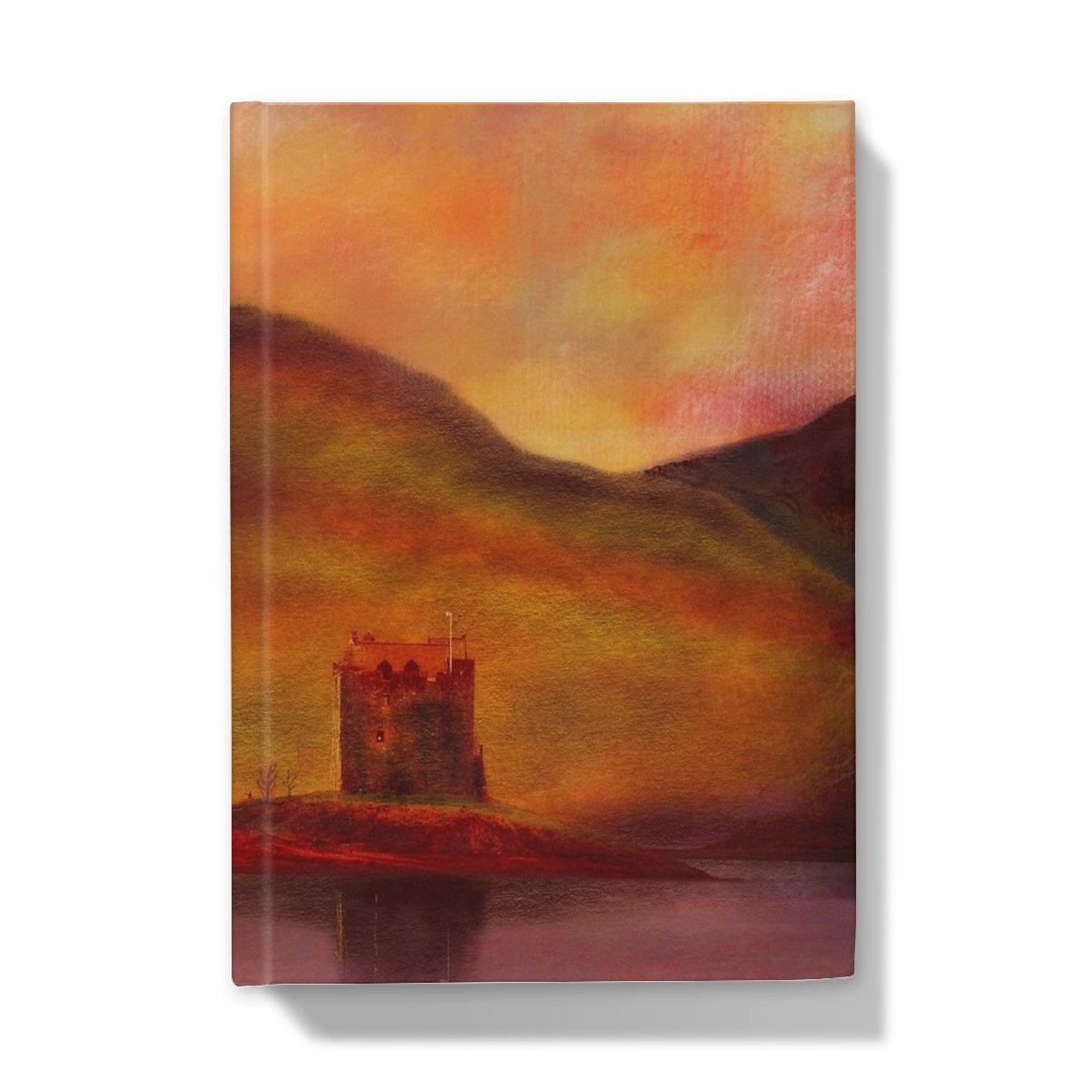 Castle Stalker Sunset Art Gifts Hardback Journal