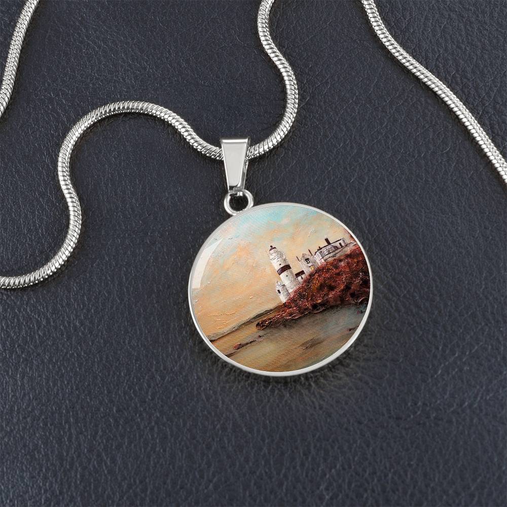 Cloch Lighthouse Dawn | Scottish Art Jewellery | Luxury Necklace