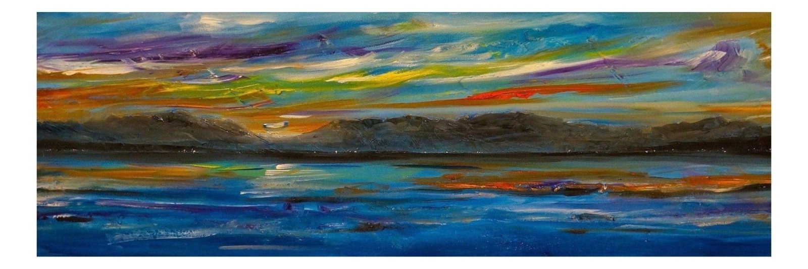 Clyde Summer Dusk | Panoramic Painting & Art Prints