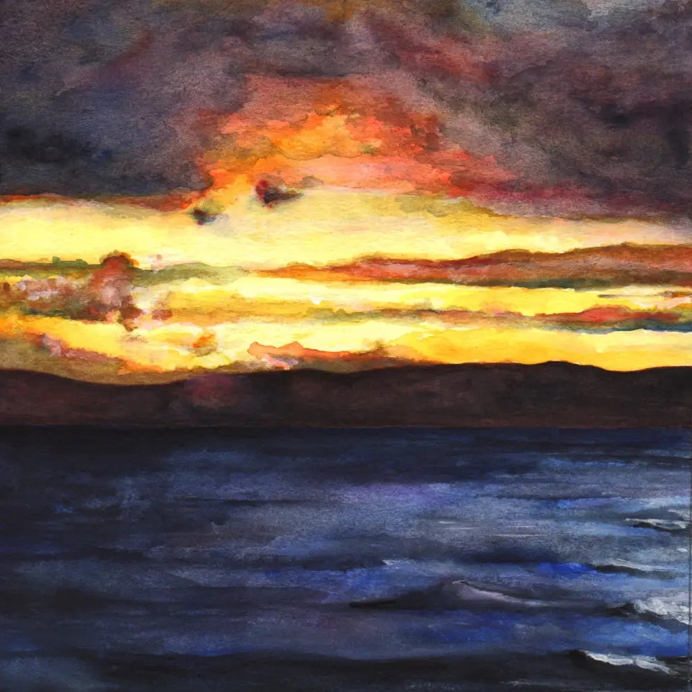 Clyde Sunset | Scotland In Your Pocket - Scottish - River Art Gallery