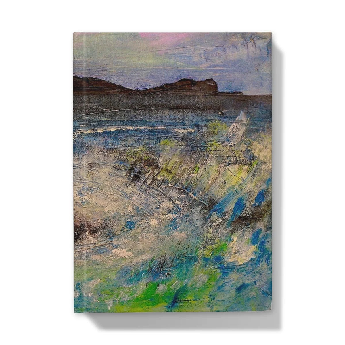 The Corryvreckan Whirlpool Hardback Journal - Historic & Iconic Art Gallery Scotland Worldwide Shipping Scottish Castles Paintings and Fine
