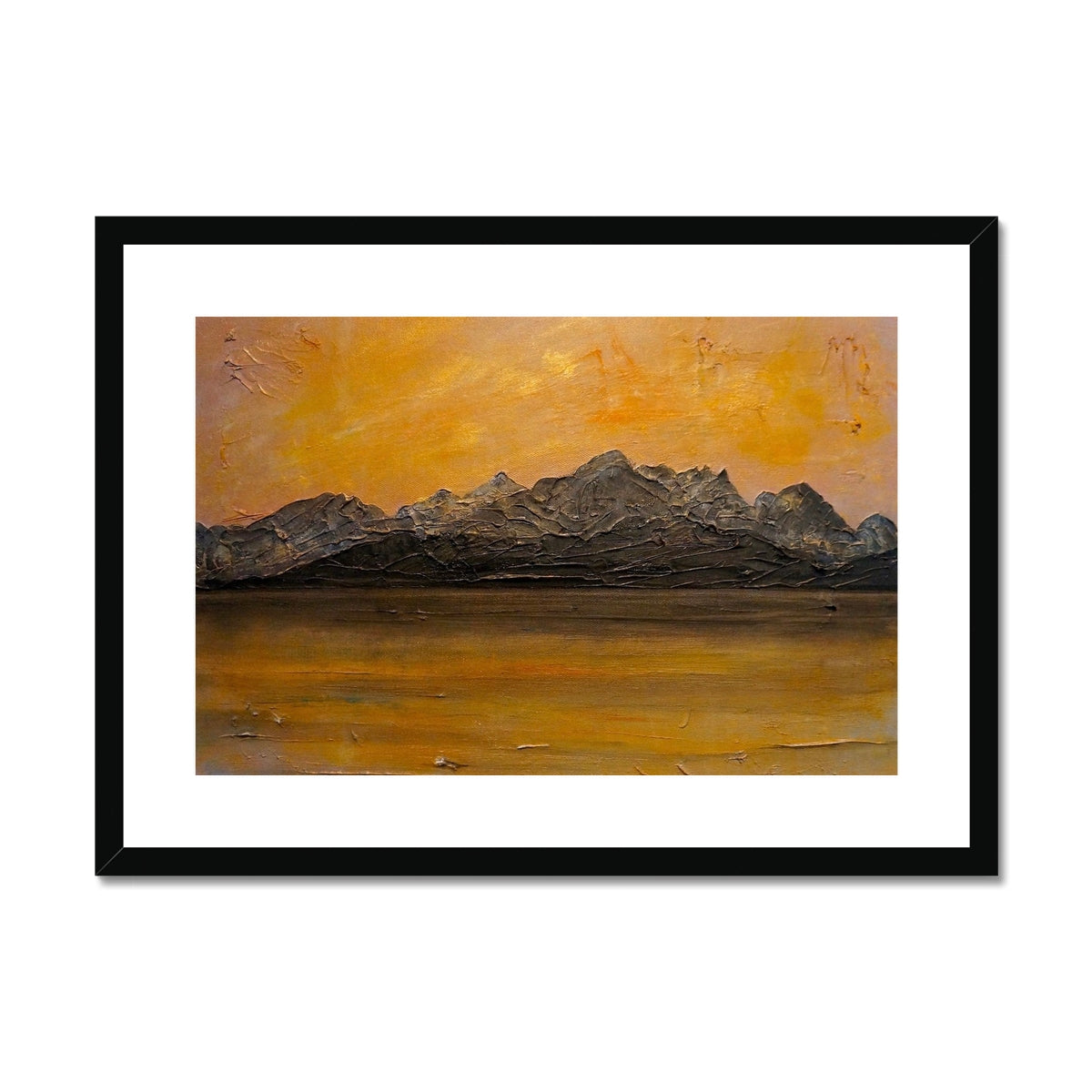 Cuillin Sunset Framed & Mounted Print