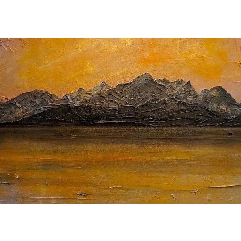 Cuillin Sunset - Scottish Art Prints - Skye Gallery Scotland