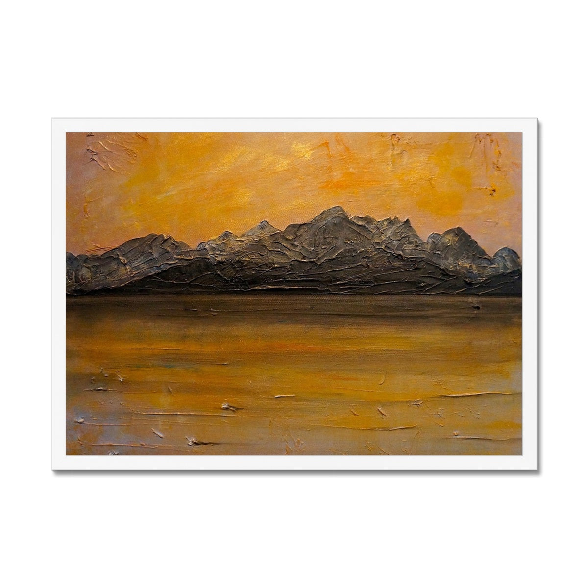 Cuillin Sunset Skye Painting | Framed Prints From Scotland