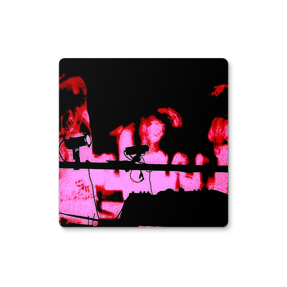 Dancing With The Devils Art Gifts Coaster-Coasters-Abstract & Impressionistic Art Gallery-6 Coasters-Paintings, Prints, Homeware, Art Gifts From Scotland By Scottish Artist Kevin Hunter