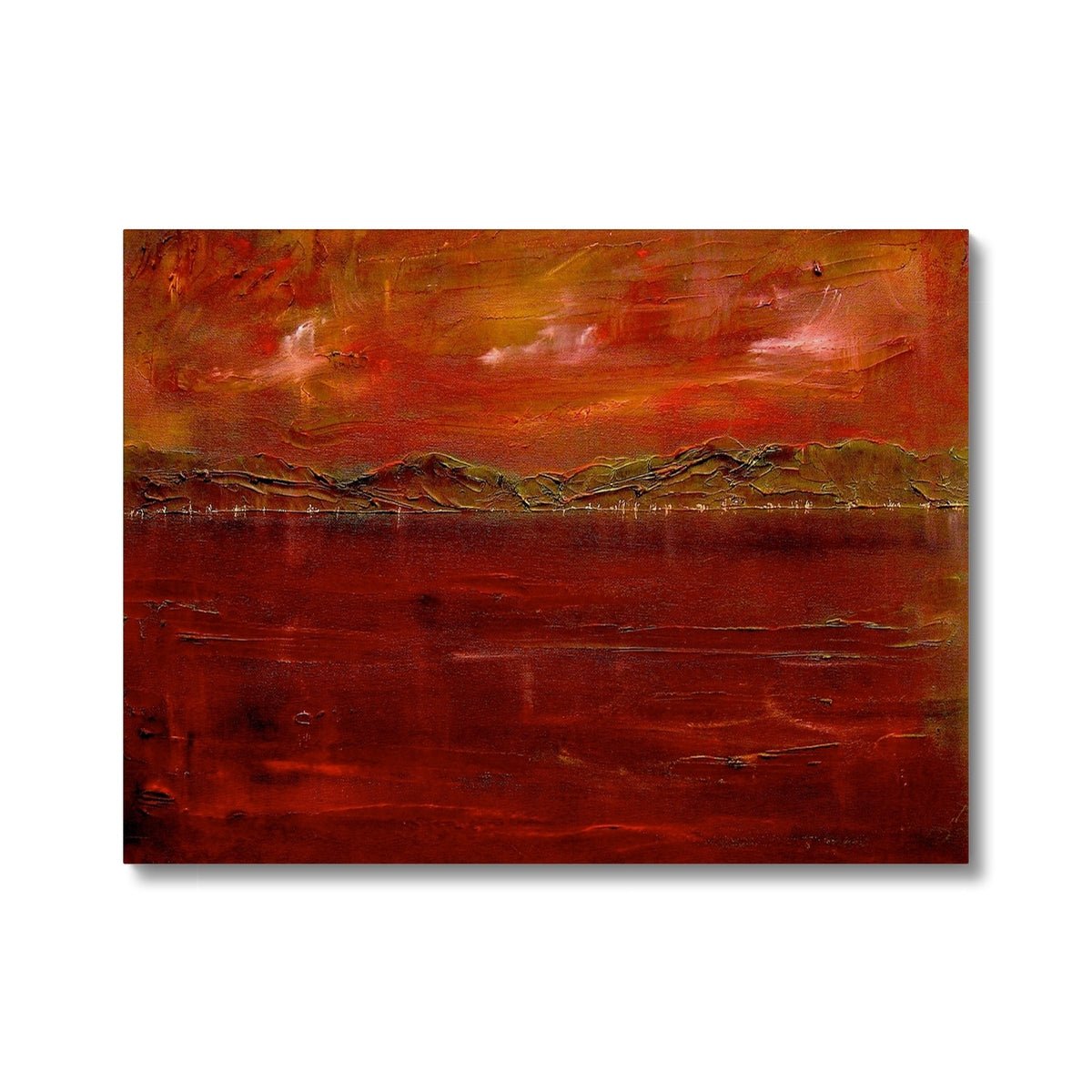 Deep Clyde Dusk Painting | Canvas Prints From Scotland