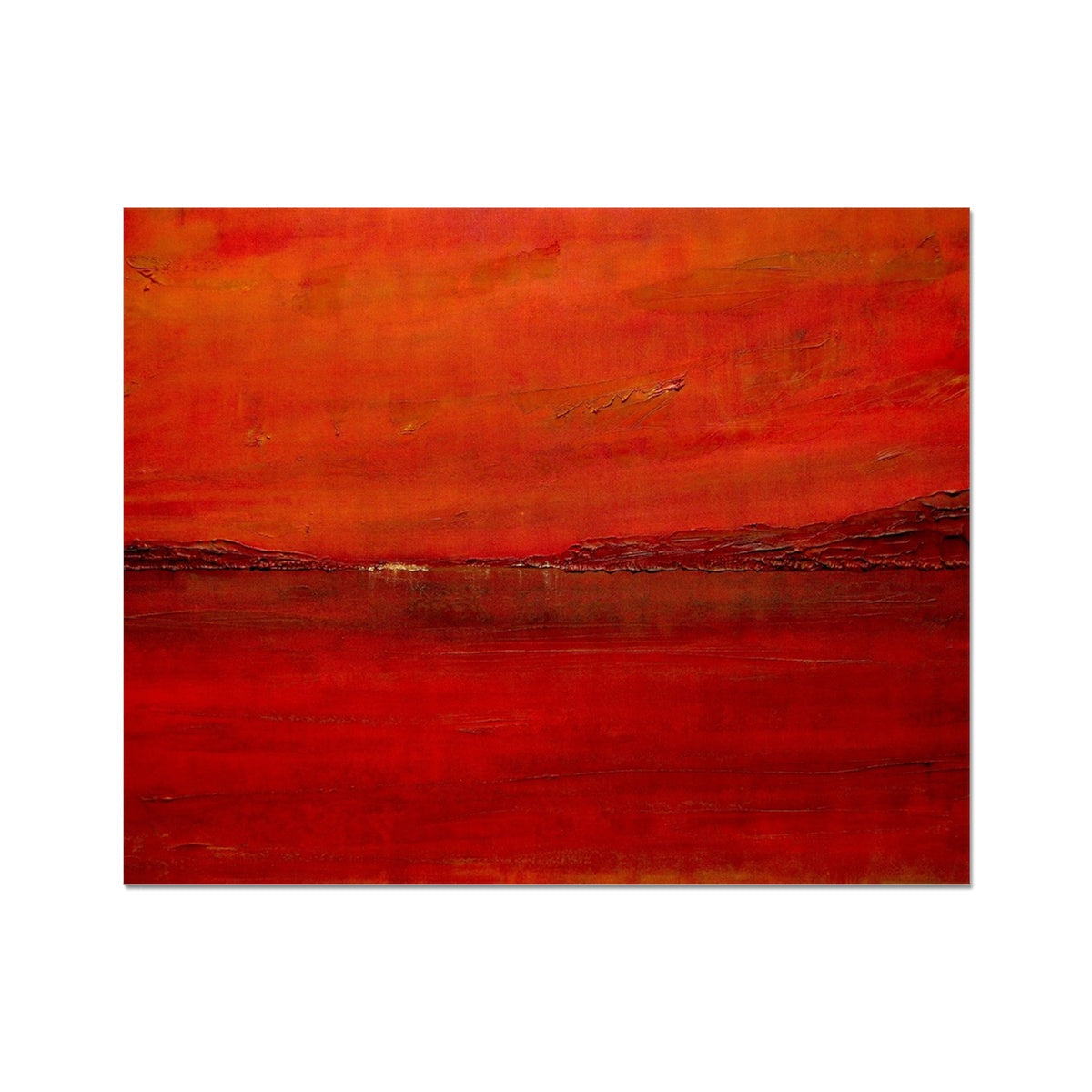 Deep Loch Lomond Sunset Painting | Artist Proof Collector Prints From Scotland