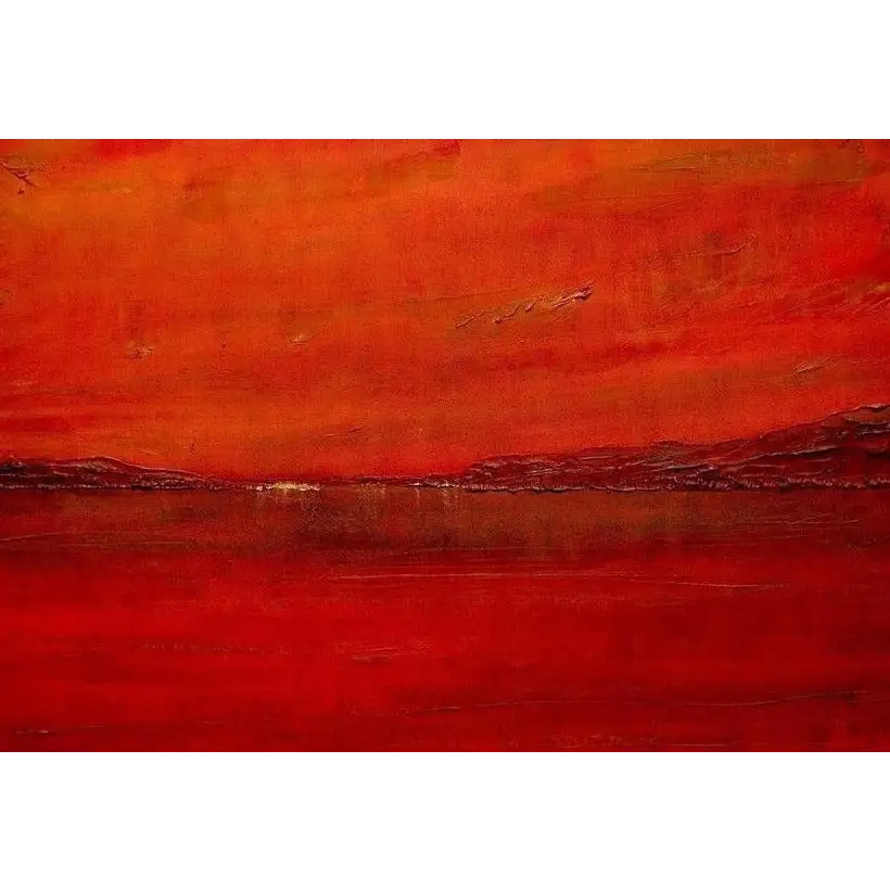 Deep Loch Lomond Sunset - Scottish Art Prints - Lochs & Mountains Gallery Scotland