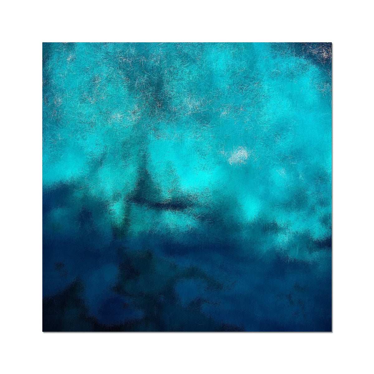 Diving Off Kos Greece Painting | Signed Art Prints From Scotland | By Scottish Artist Hunter