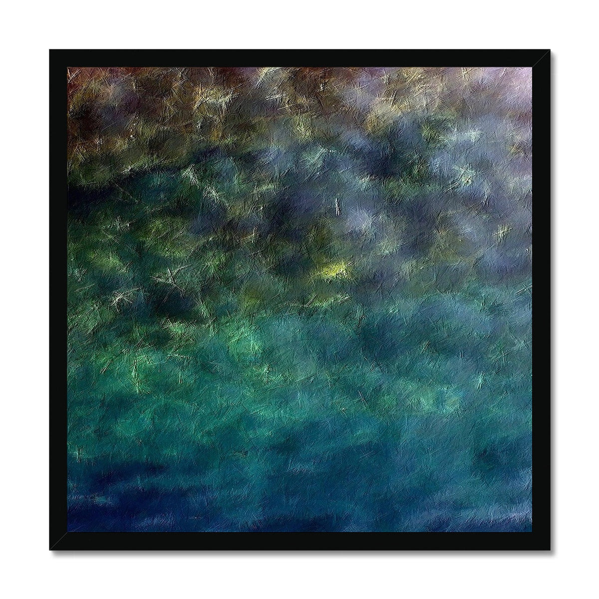 Diving Off Porto Venere Italy Painting | Framed Prints From Scotland