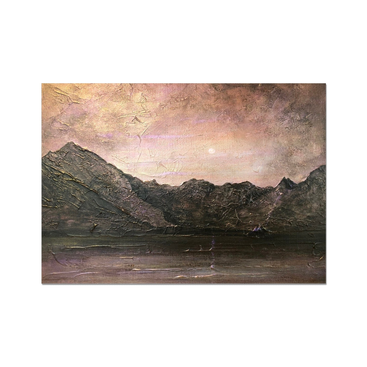 Dubh Ridge Moonlight Fine Art Print