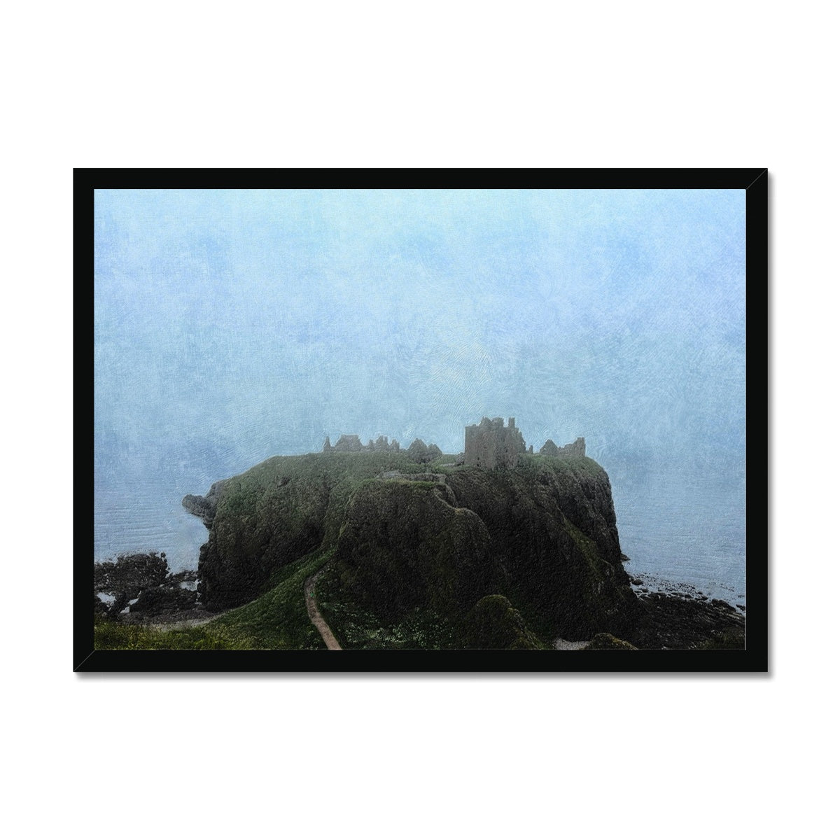 Dunnottar Castle Mist Painting | Framed Prints From Scotland