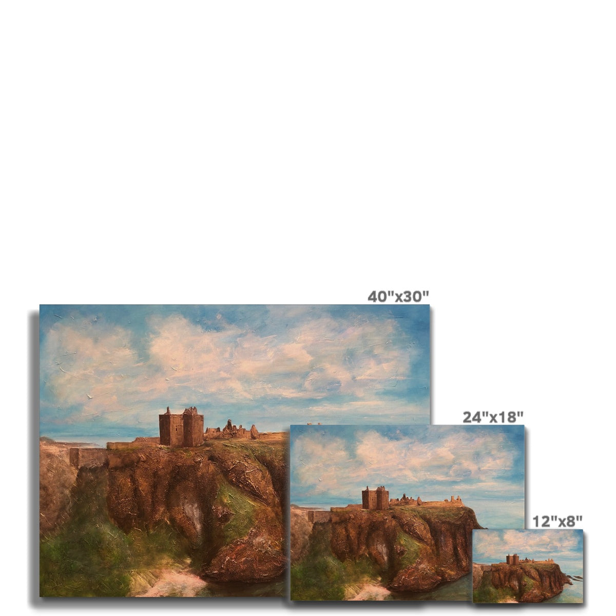 Dunnottar Castle Painting | Canvas From Scotland