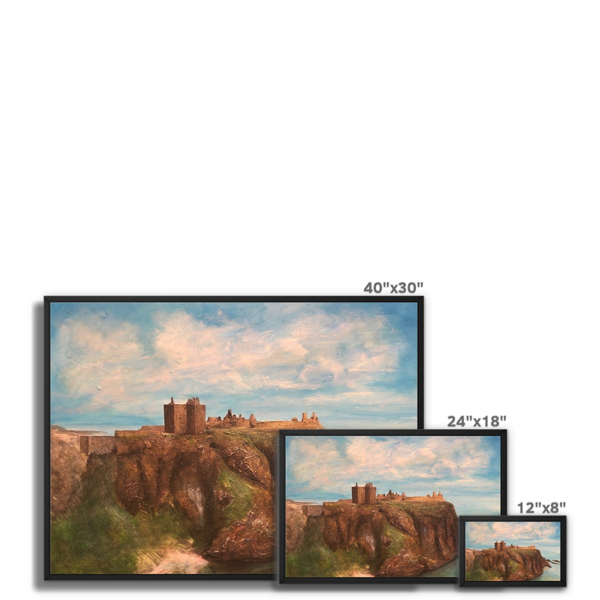 Dunnottar Castle Painting | Framed Canvas Prints From Scotland