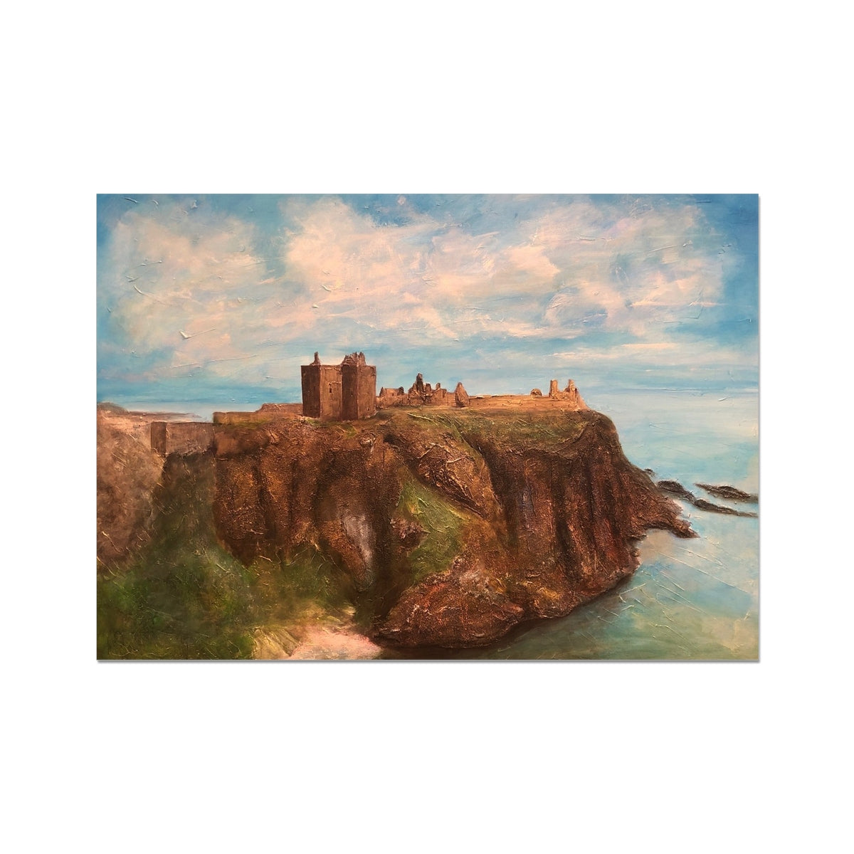 Dunnottar Castle Painting Scotland | Signed Scottish Fine Art Prints