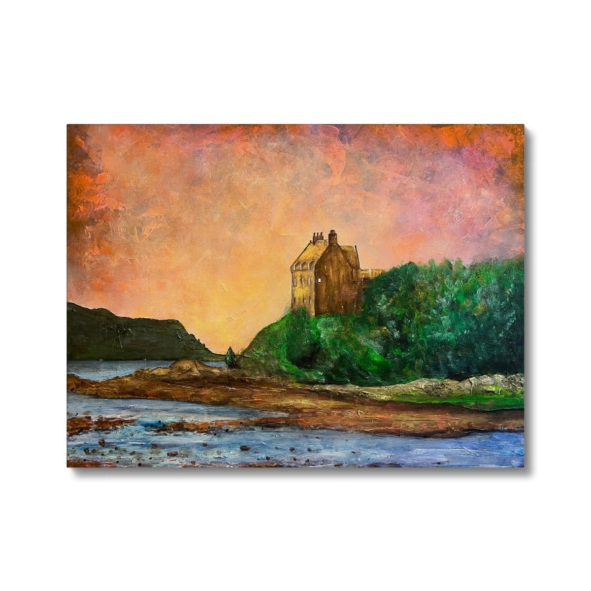 Duntrune Castle Painting | Canvas From Scotland