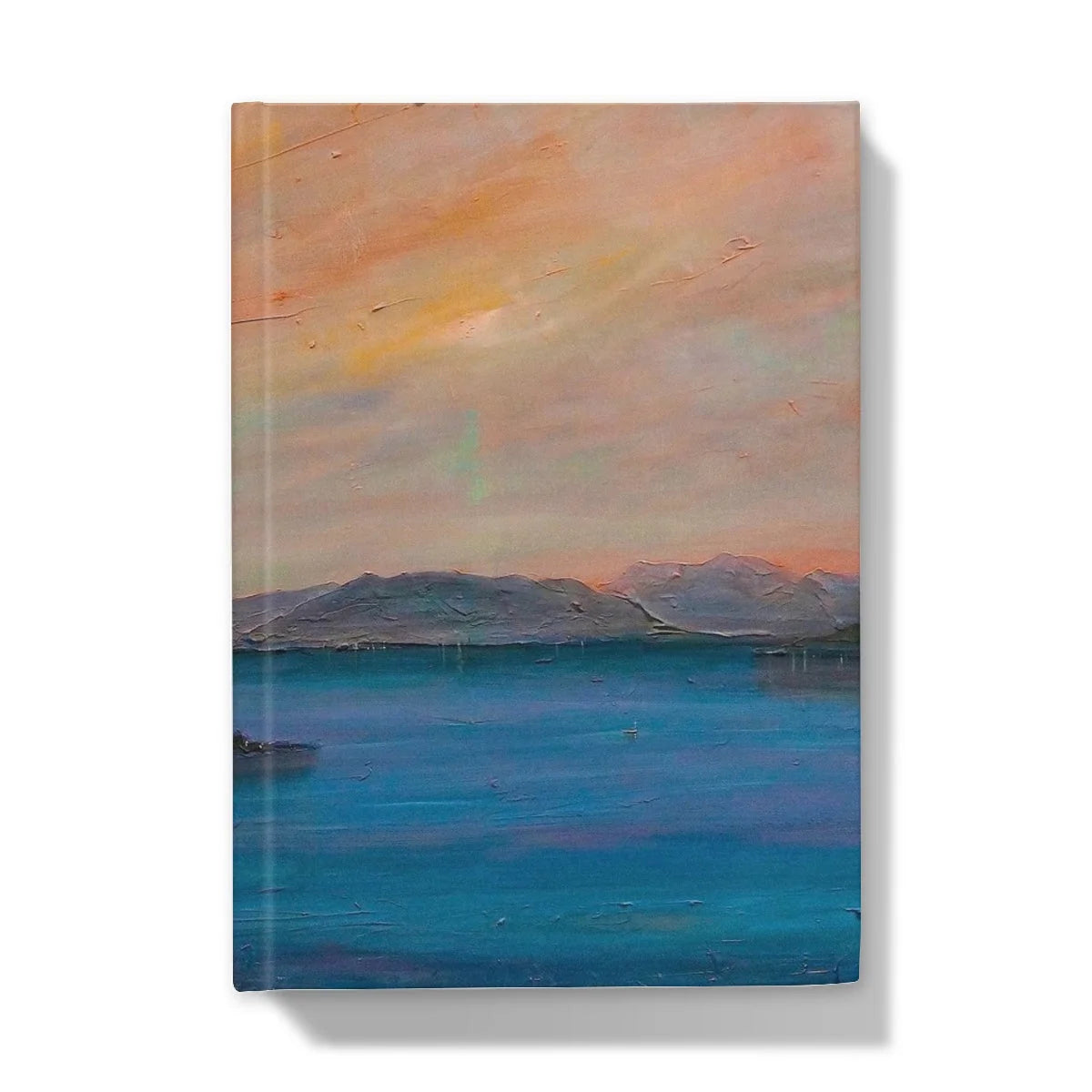Dusk Over Gourock Hardback Journal - River Clyde Art Gallery Scotland Worldwide Shipping Scottish Prints