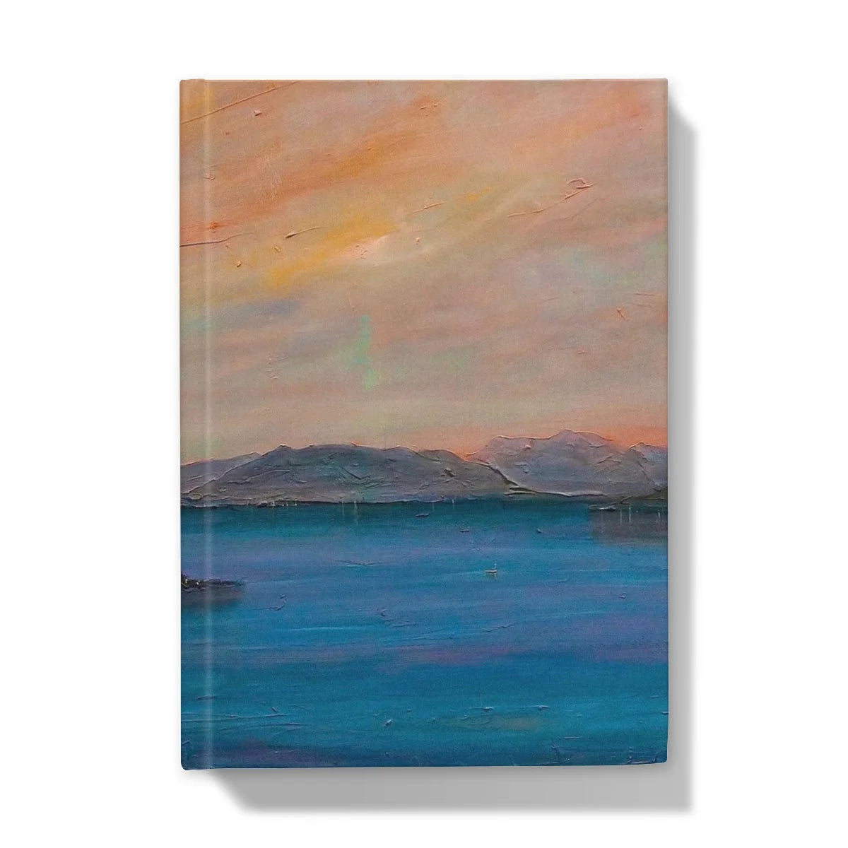 Dusk Over Gourock Hardback Journal - River Clyde Art Gallery Scotland Worldwide Shipping Scottish Prints