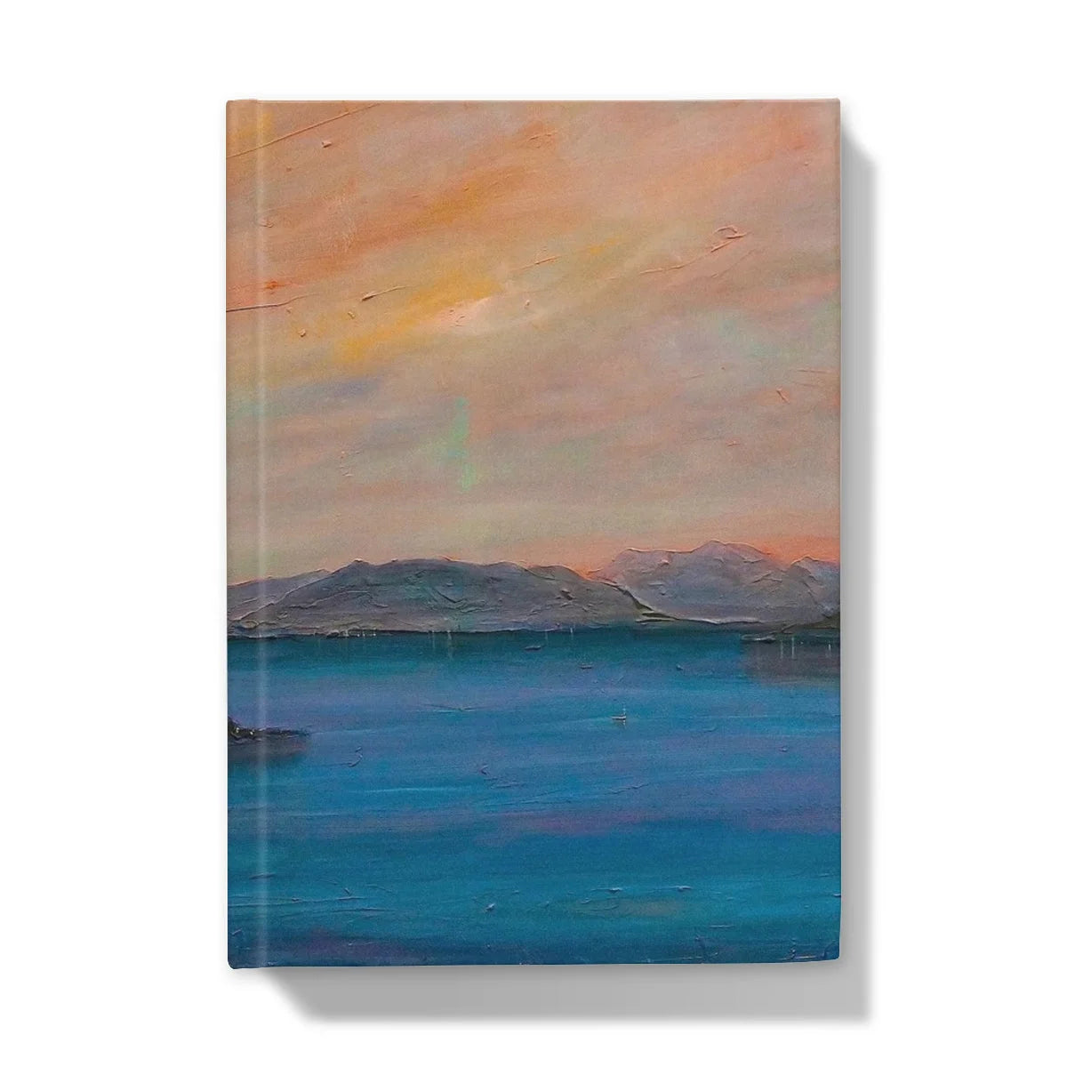 Dusk Over Gourock Hardback Journal - River Clyde Art Gallery Scotland Worldwide Shipping Scottish Prints