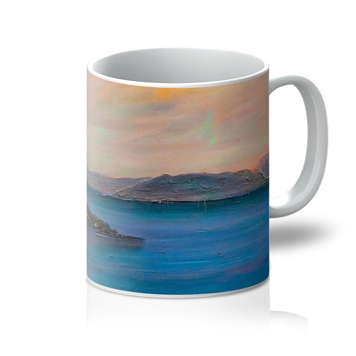 Dusk Over Gourock Mug - River Clyde Art Gallery Scotland Worldwide Shipping Scottish Prints