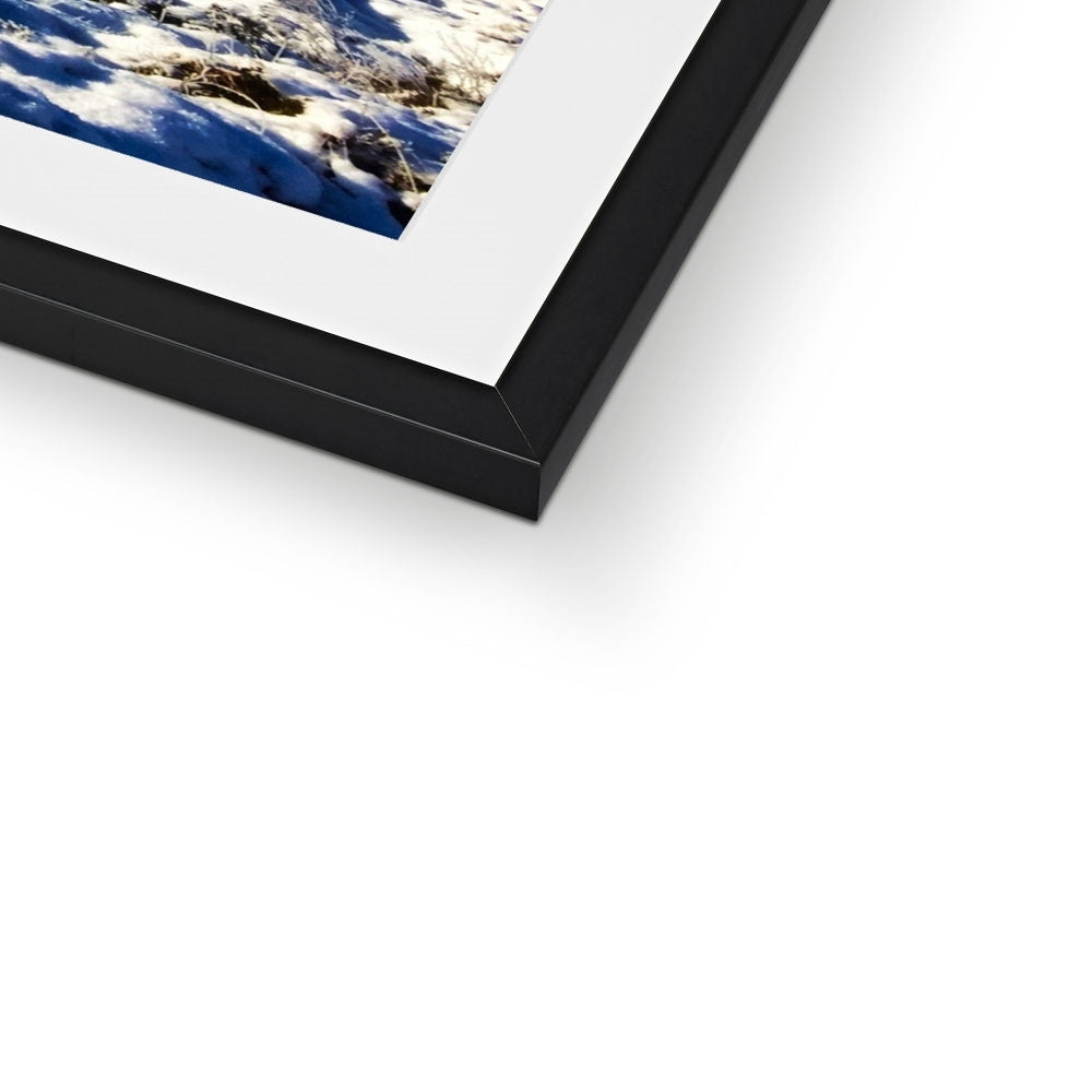 Buachaille Etive Mor Snow Glencoe Scottish Landscape Photography | Framed & Mounted Print