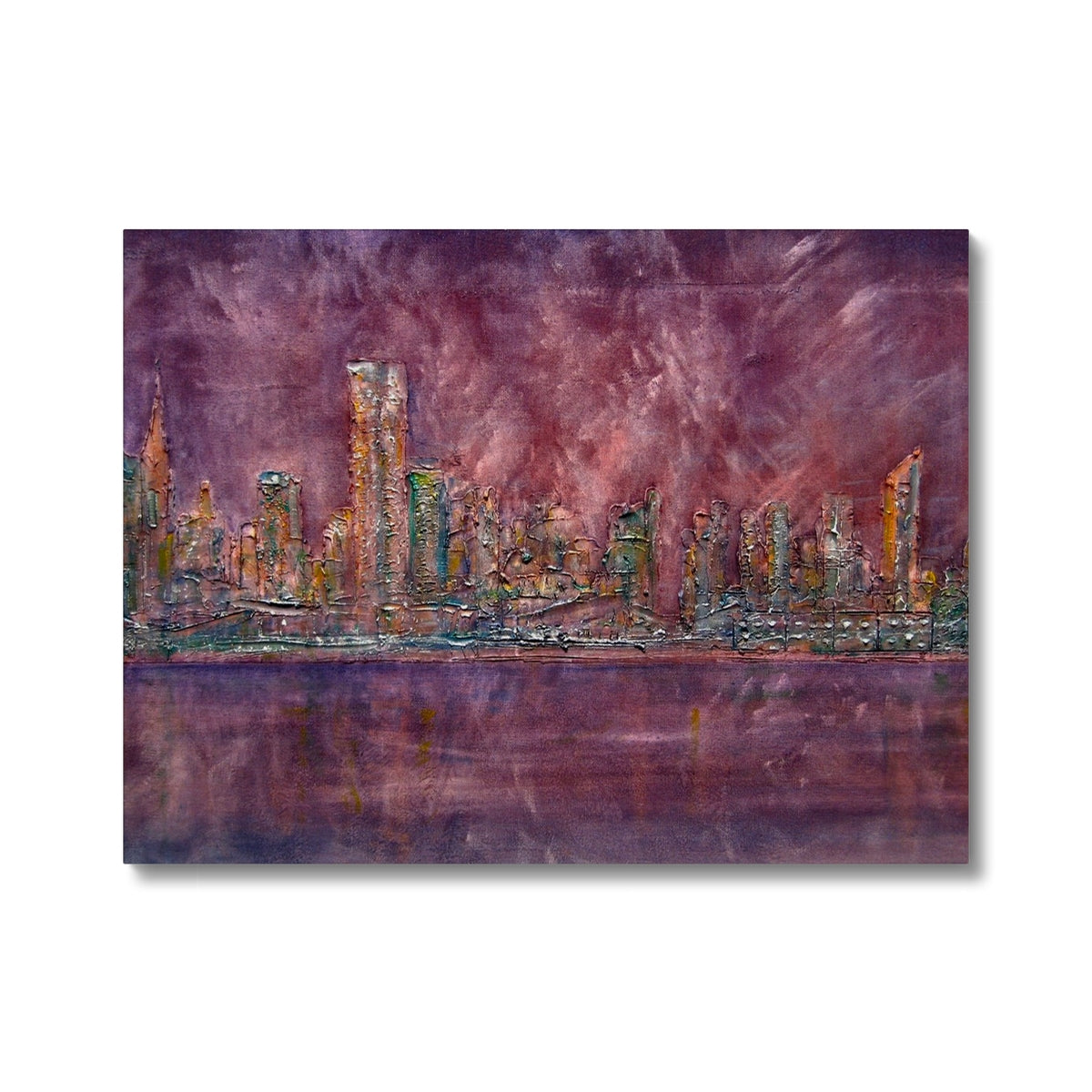 East Side Snow New York Painting | Canvas From Scotland