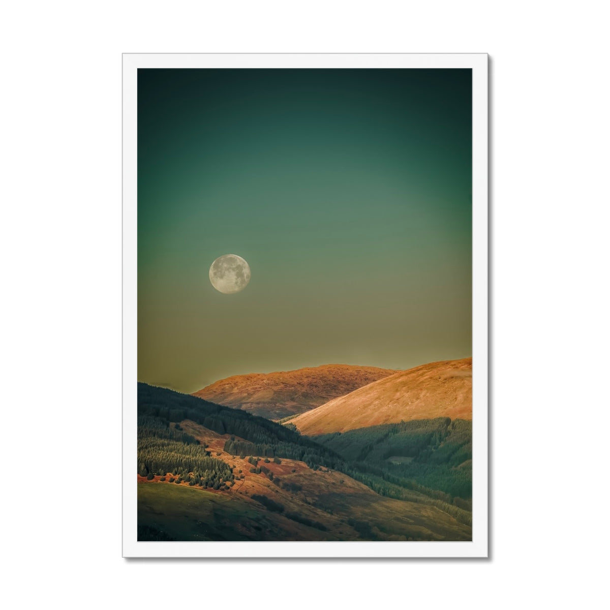 Argyll Moon Scottish Landscape Photography | Framed Prints From Scotland